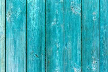 Doğal desenli eski mavi ahşap doku.