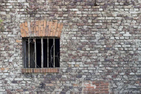 Altes Fenster in historischem Gebäude — Stockfoto