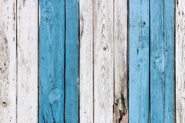 Eski boyanmış ahşap duvar - doku veya arkaplan