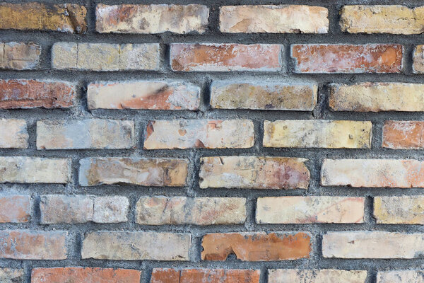 Фон из старой текстуры кирпичной стены.