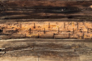 Doğal desenli eski ahşap doku.