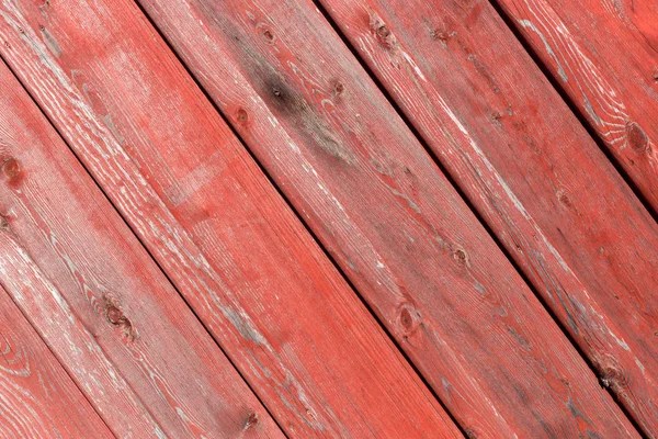 La vecchia texture in legno rosso con motivi naturali — Foto Stock