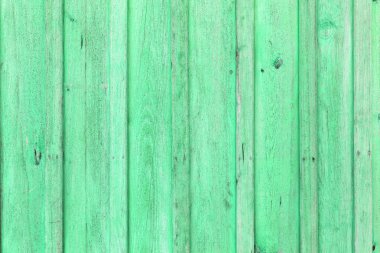 Doğal desenli eski yeşil ahşap doku.