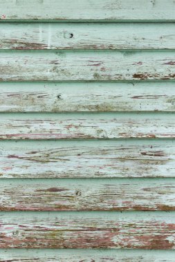 Doğal desenli eski yeşil ahşap doku.