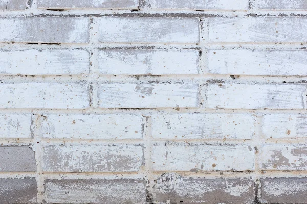 Background Texture Old White Brick Wall — Stock Photo, Image