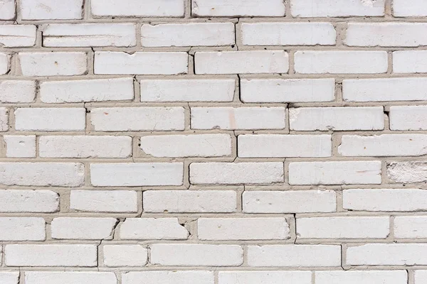 Textura de fondo de una vieja pared de ladrillo blanco —  Fotos de Stock