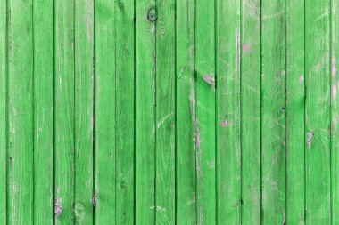 Doğal desenli eski yeşil ahşap doku.