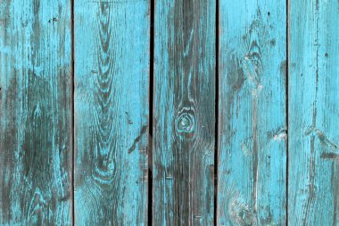 Doğal desenli eski mavi ahşap doku.