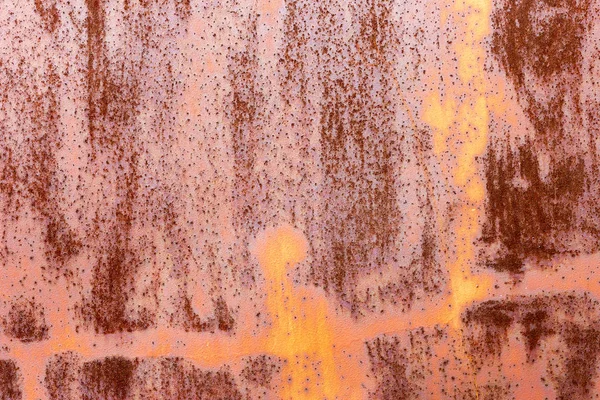 Stary zardzewiały żelazo metal tło płyta tekstura — Zdjęcie stockowe