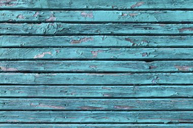 Eski boyanmış ahşap duvar - doku veya arkaplan