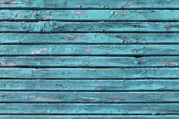 Eski boyanmış ahşap duvar - doku veya arkaplan