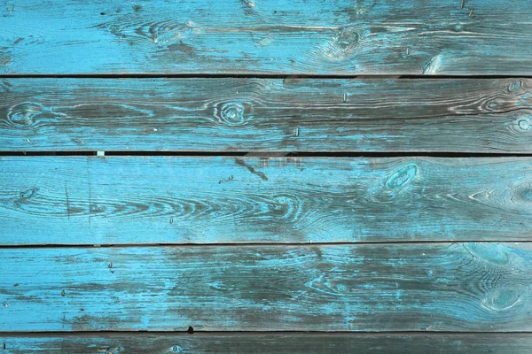 La texture de vieux bois bleu avec des motifs naturels — Photo