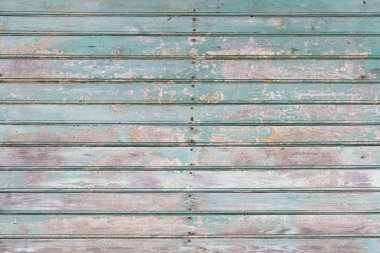Eski boyanmış ahşap duvar - doku veya arkaplan