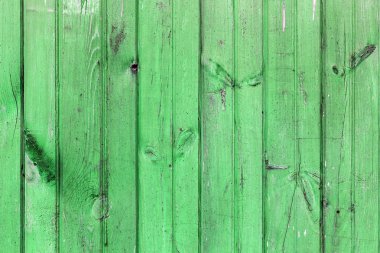 Doğal desenli eski yeşil ahşap doku.
