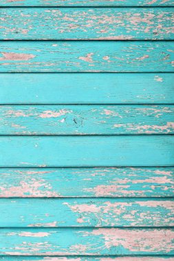 Doğal desenli eski mavi ahşap doku.