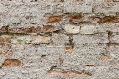 Eski tuğla duvar deseninin arkaplanı.