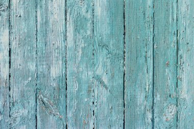 Doğal desenli eski mavi ahşap doku.
