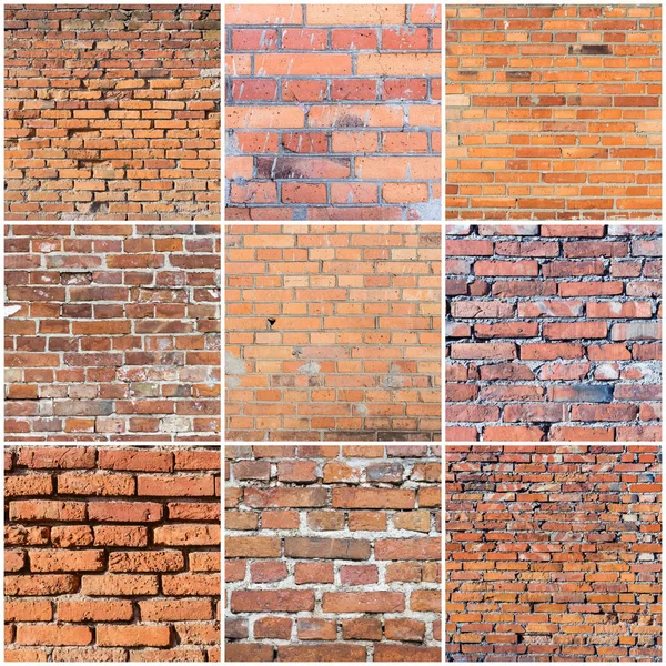 Big collection of brick texture backgrounds