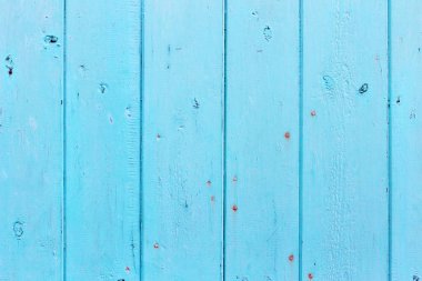 Doğal desenli eski mavi ahşap doku.