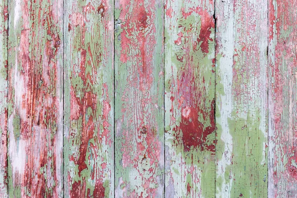 Old painted wood wall - texture or background — Stock Photo, Image