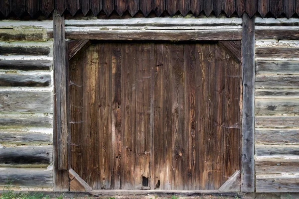 La vieja puerta de madera. Contexto — Foto de Stock