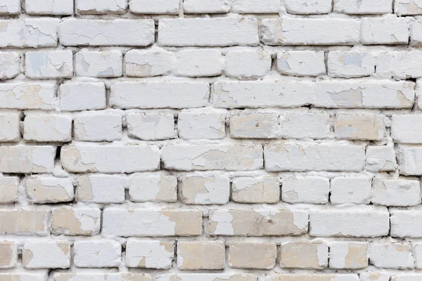 Background texture of a old white brick wall — Stock Photo, Image