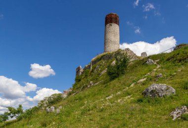 Olsztyn, kale kalıntıları. Silezya, Polonya
