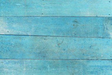 Doğal desenli eski mavi ahşap doku.