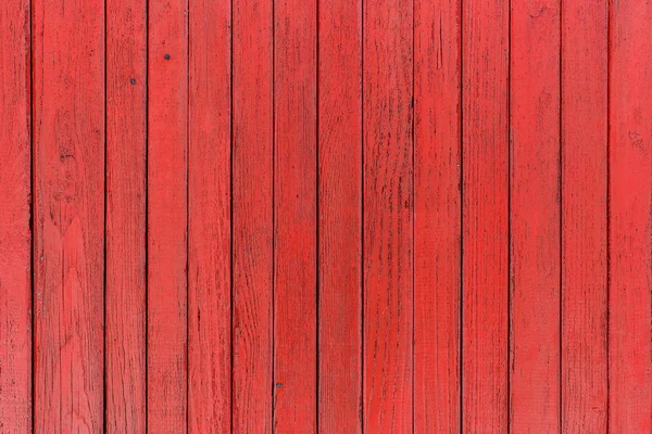 Vieilles planches peintes en rouge pour une utilisation comme fond — Photo