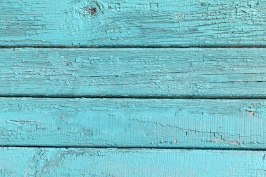 Doğal desenli eski mavi ahşap doku.