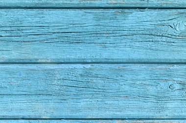 Doğal desenli eski mavi ahşap doku.