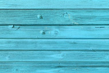 Doğal desenli eski mavi ahşap doku.
