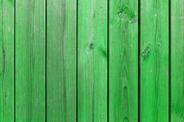 Doğal desenli eski yeşil ahşap doku.