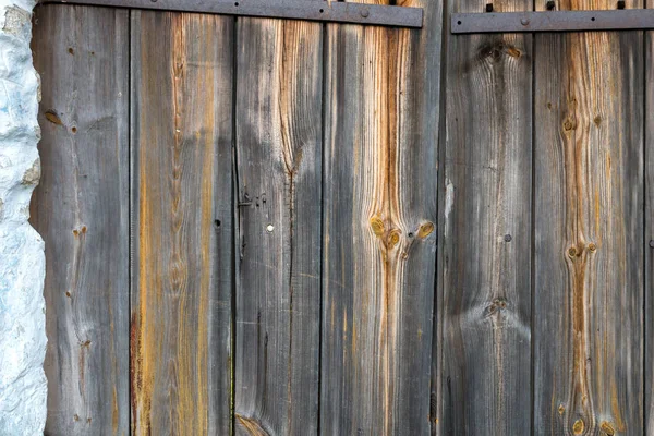 A velha porta de madeira - grunge textura de fundo de desenho — Fotografia de Stock