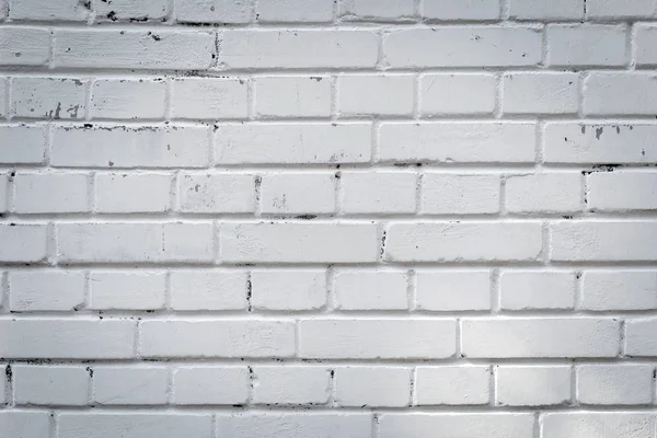 Background texture of a old white brick wall — Stock Photo, Image