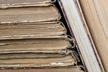 Bir arka plan olarak kullanmak için eski kitaplar.