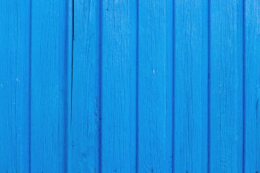 Doğal desenli eski mavi ahşap doku.