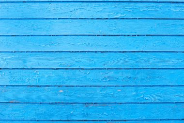 Doğal desenli eski mavi ahşap doku.