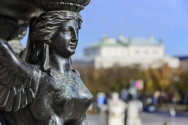 Estatua Viena Austria — Foto de Stock