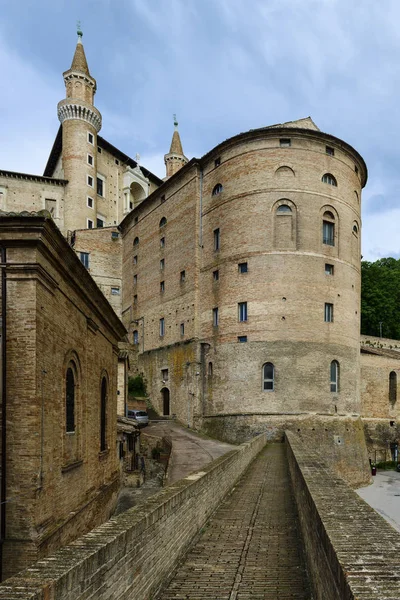 Hrad Urbino Itálie — Stock fotografie