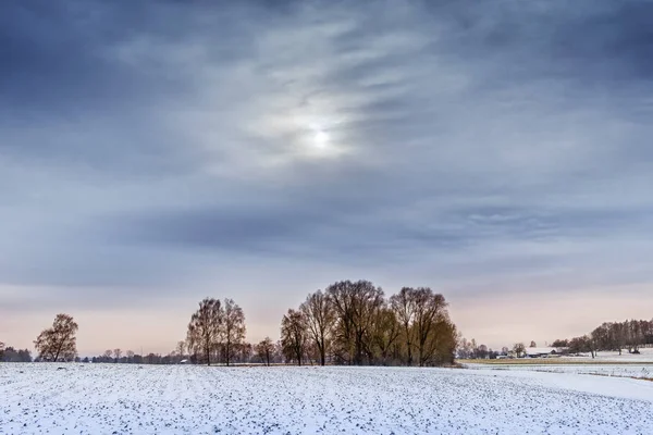 Zimní krajina Bavorsko — Stock fotografie
