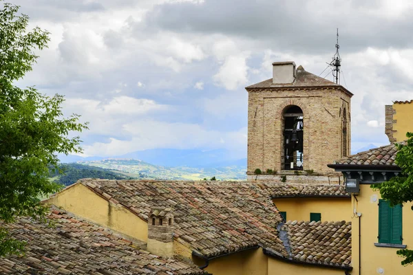 Bell tower in Gagliole — Stock Photo, Image