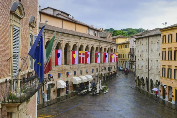 Architektur in fabriano — Stockfoto