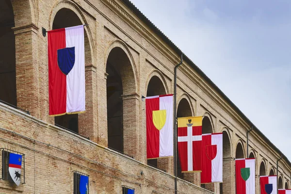 Architektur in fabriano — Stockfoto