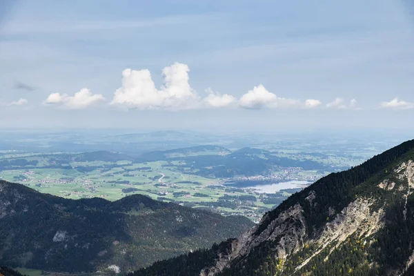 Montañas Imágenes Cerca Nesselwaengle Del Tannheimer Tal Austria Europa —  Fotos de Stock