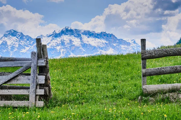 Krásná krajina Jižního Tyrolska Itálie — Stock fotografie