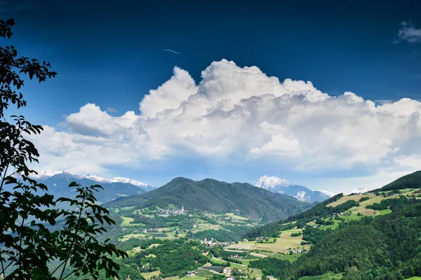 View from monastery Saeben to landscape — Stock Photo, Image