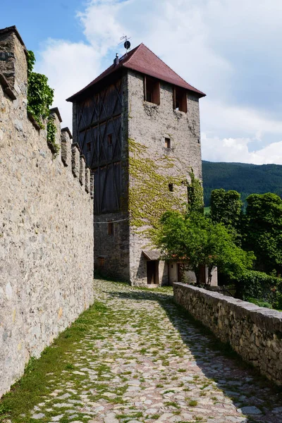 Torre monasterio Saeben — Foto de Stock