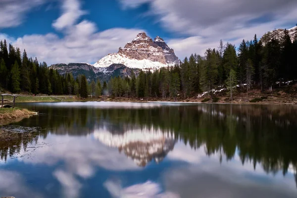 Landschaft in der Nähe von tre cime di lavaredo in Südtirol — Stockfoto