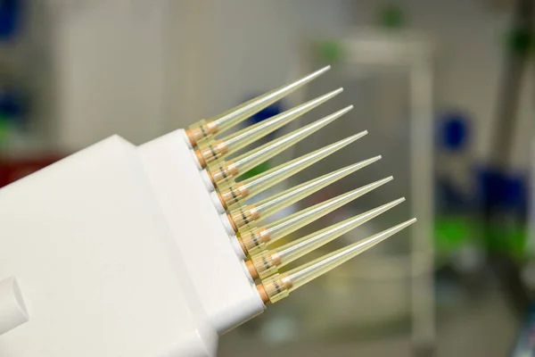 Ausrüstung Einem Wissenschaftlichen Biochemischen Labor — Stockfoto